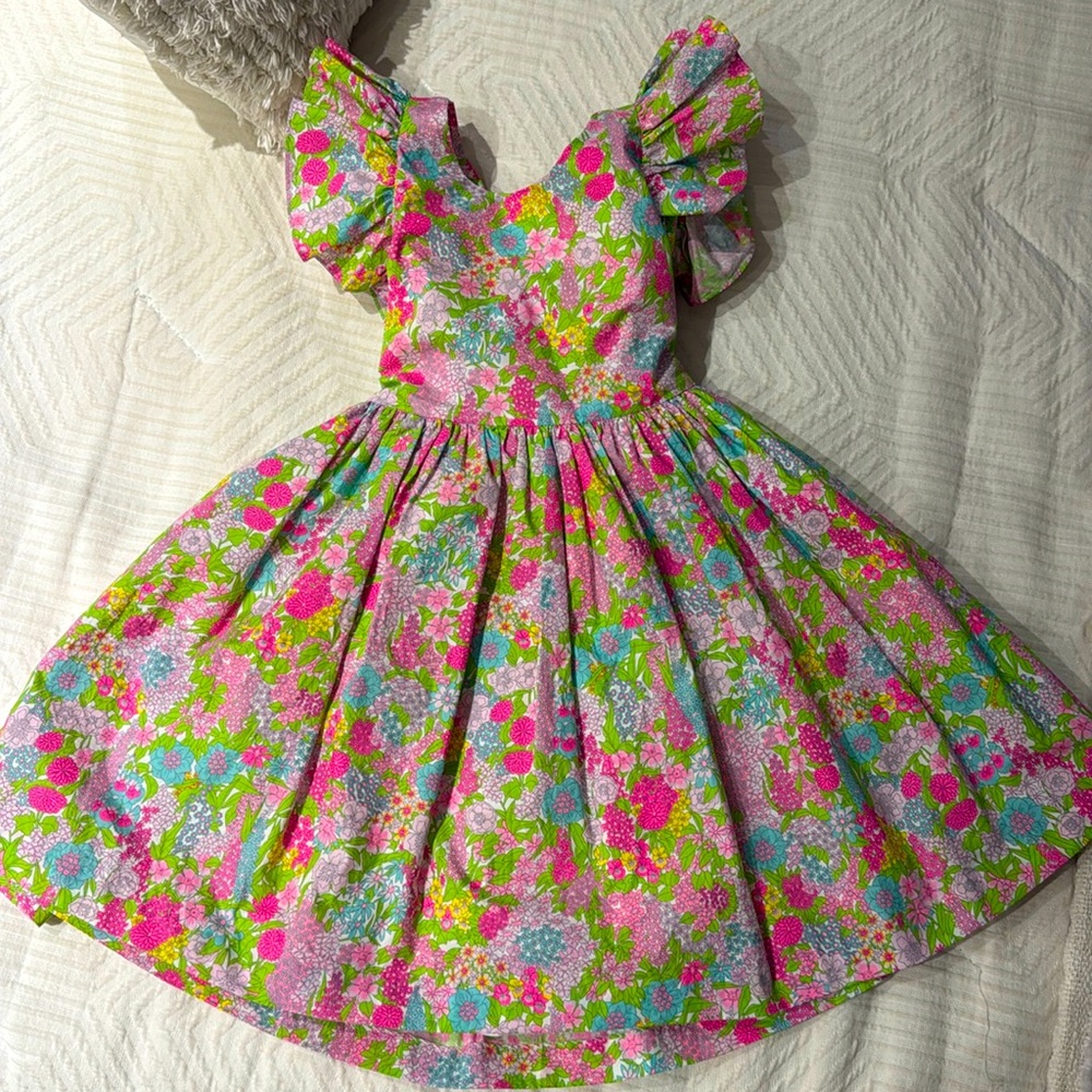 Jacadi dress liberty fabric